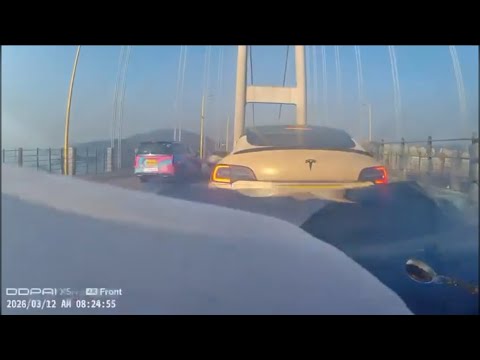  車CAM直擊 - 青馬交通意外 頭車追撞一刻