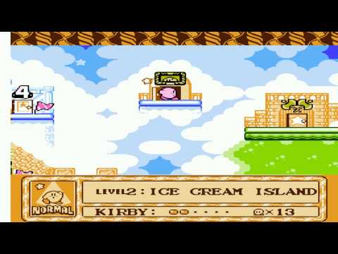 Kirbys Adventure - Ice Cream Island Museum (NES) ◀1440p HD▶
