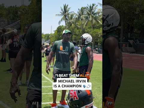 Talk your talk, CHAMP. Michael Irvin is LEGENDARY 😳🔥 #shorts
