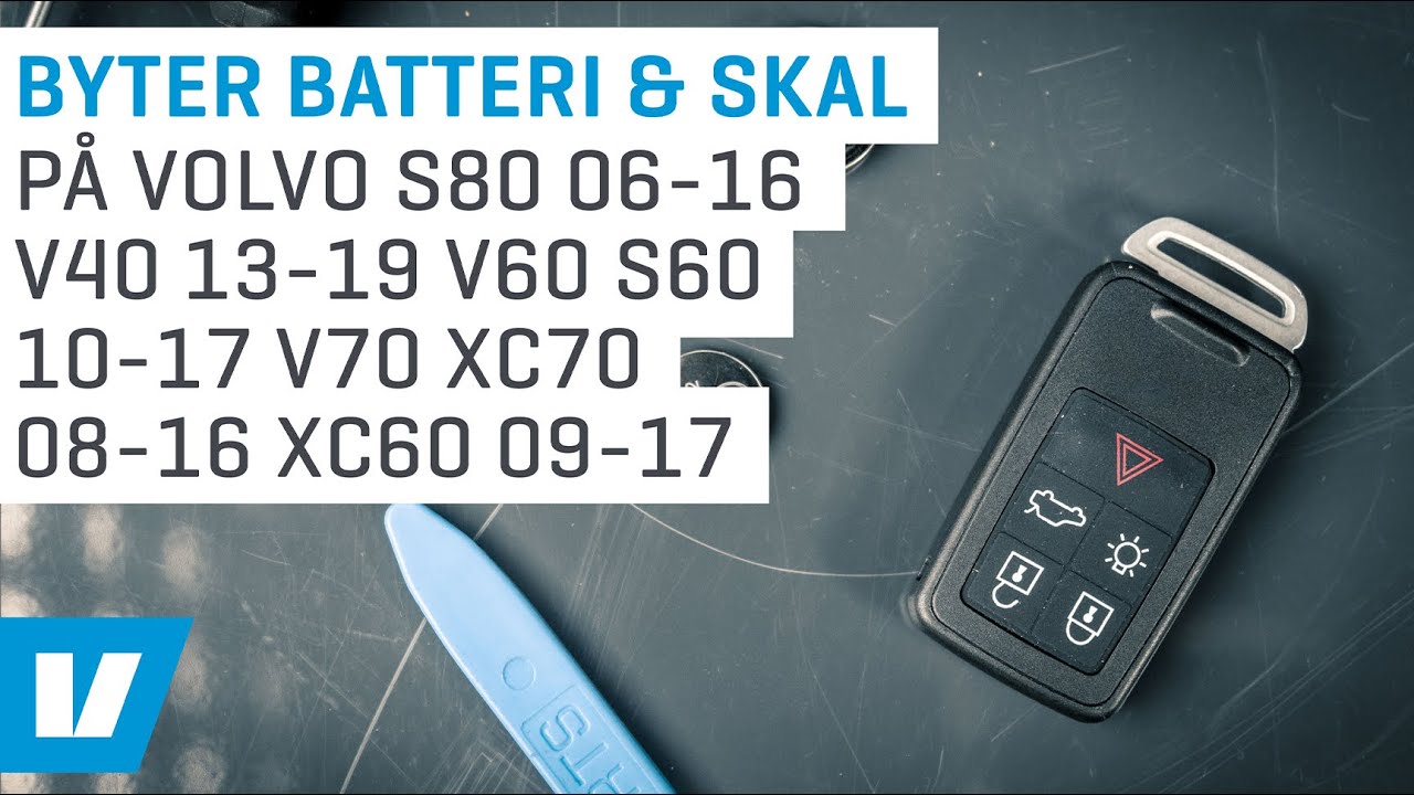 Byter nyckelskal och batteri: