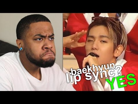 "Baekhyun can't sing live without lip syncing"