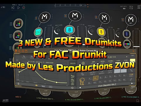 FAC Drumkit - 3 New & FREE Drum Kits by Les Productions ZVON - Let's Get Bonkers in AUM