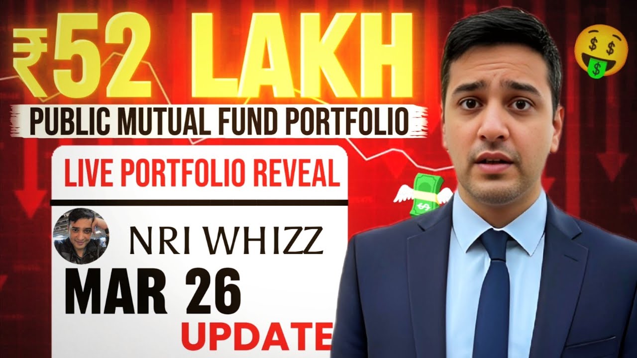 My ₹52 Lakh PUBLIC NRI Portfolio in India | MAR '26 LIVE Update | Full Rebalancing Strategy Revealed