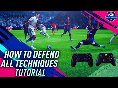 FIFA 19 DEFENDING TUTORIAL! BEST WAY TO TACKLE, JOCKEY & APPLY PRESSURE! HOW TO DEFEND