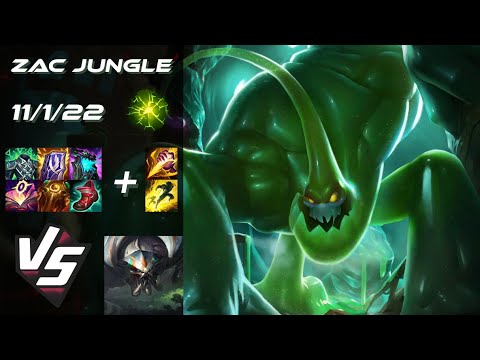JUNGLE Zac vs Skarner - EU Challenger Patch 14.22