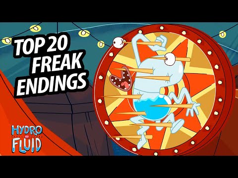 Top 20 Freak Endings | HYDRO and FLUID | Funny Cartoons for Children