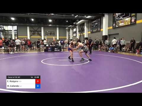 74 Kg Consolation - Elliott Rodgers, Indiana Vs Michael Caliendo, Illinois
