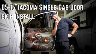 05-15 Tacoma Single Cab Door Skin Install | Taco Vinyl
