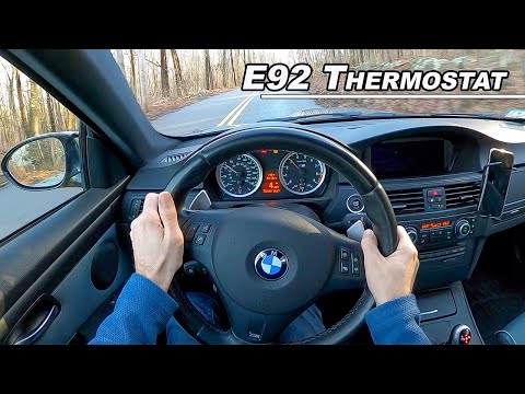 BMW E92 M3 Thermostat Failing (POV Drive)