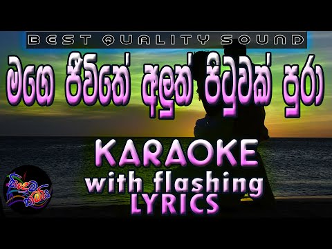 Mage Jeewithe Aluth Pituwak Pura Karaoke with Lyrics (Without Voice)