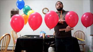 How to make a balloon arch Decoration  Easy String of pearls arch tutorial Amazing Balloon Guy