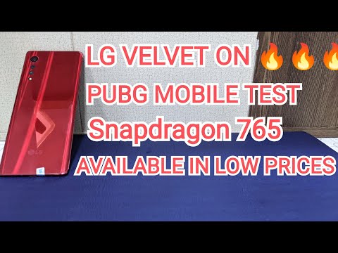 LG VELVET PUBG Mobile test snapdragon 765🔥🔥 graphics,gyro, fps best battery timing and Camara