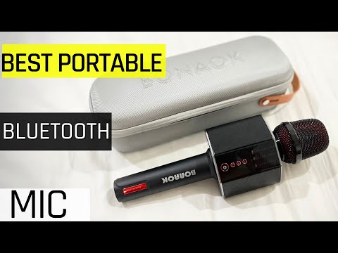 BONAOK G50 Bluetooth Microphone UNBOX & REVIEW - Karaoke Mic With Speaker