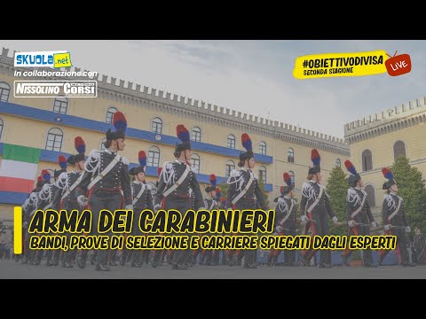 #ObiettivoDivisa Arma dei Carabinieri: bandi, prove di selezione e carriere spiegati dagli esperti