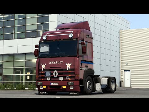 I'm on the road with the old Renault Major in France - Euro Truck Simulator 2