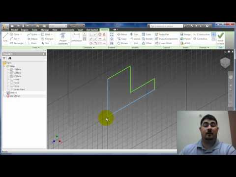 Intro to Sketching, Inventor