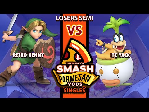 Smash Parmesan  11 | Losers Semi | Retro Kenny [Young Link] vs Itz Yack [Iggy]