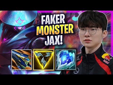 FAKER IS A MONSTER WITH JAX! - T1 Faker Plays Jax TOP vs Aatrox! | Season 2024