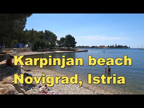 Karpinjan Beach Novigrad, Istria 🏖️