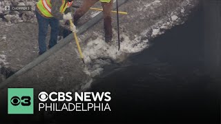Road near I-476 in Montgomery County, Pennsylvania back open after water main break