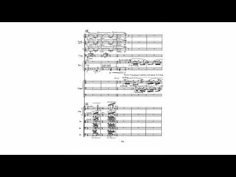 Karel Husa - Concerto for Organ and Orchestra (1987) [Score-Video]