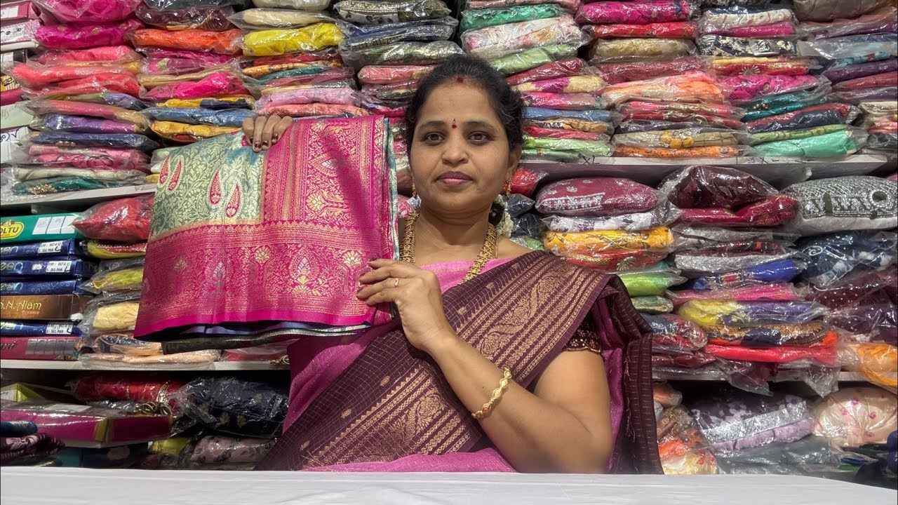 Lightweight Pattu sari collection##live offer##booking no:9866333234