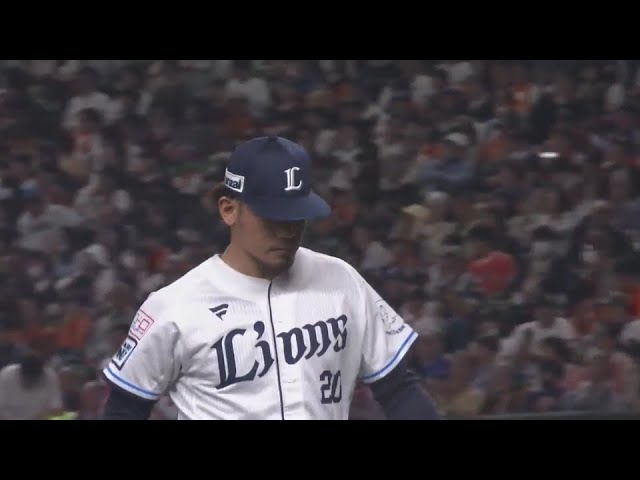 【4回表】完璧な火消し!! ライオンズ・田村伊知郎 ダブルプレーを奪いピンチを脱する!! 2024年5月31日 埼玉西武ライオンズ 対 読売ジャイアンツ