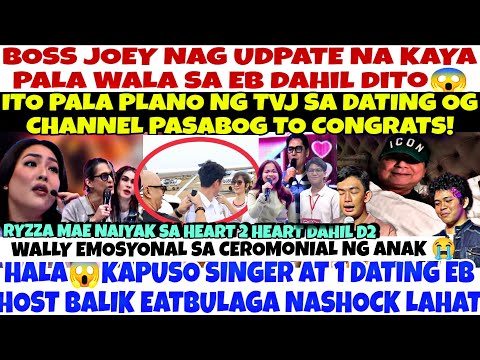 IYAKAN NA😭KAYA PALA WALA SI BOSS JOEY DAHIL D2! RYZZA MAE NAIYAK SA HEART TO HEART SEGMENT