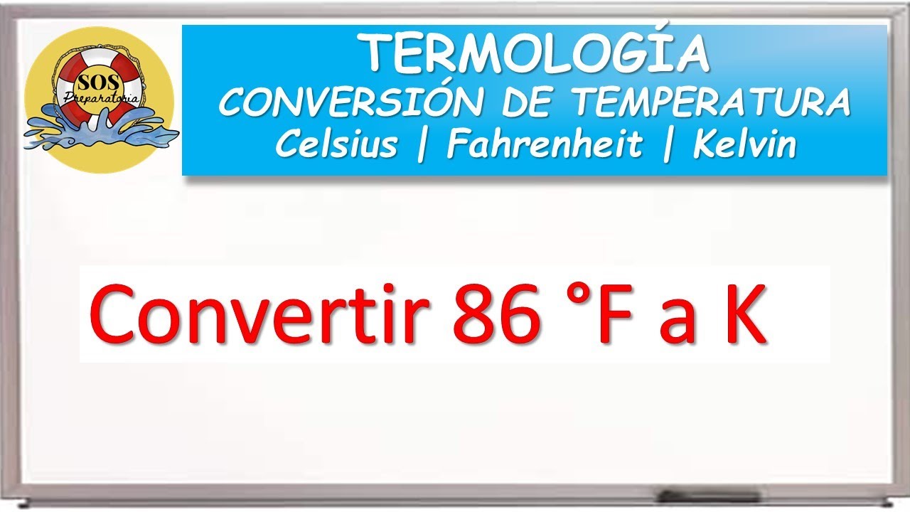 Conversión de Fahrenheit a Kelvin