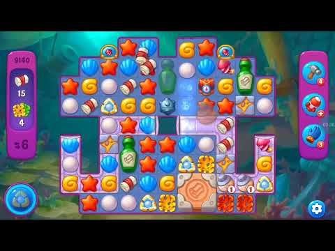 Fishdom Super Hard Level 9140 (with Double Lightning Booster) @choraelmin