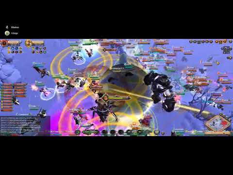 Albion Online ZvZ fight [Militant vs Dystopia] Grovekeeper POV