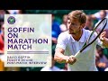 David Goffin Wins Fourth Round Battle with Frances Tiafoe | Wimbledon 2022