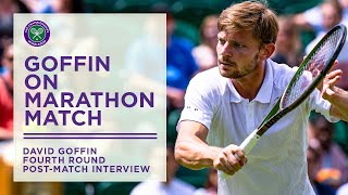 David Goffin Wins Fourth Round Battle with Frances Tiafoe | Wimbledon 2022