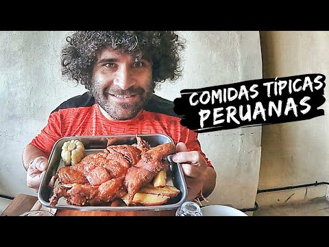 PROVANDO COMIDAS TÍPICAS DO PERU
