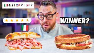 We Ranked 9 Sandwiches From 3 Countries (USA vs ITALY vs JAPAN)