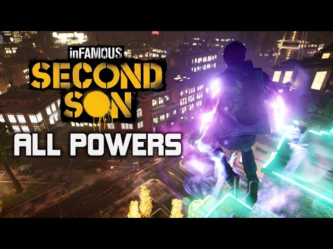 Infamous: Second Son ★ All Powers Showcase / All Powers and Abilities 【1080p HD】