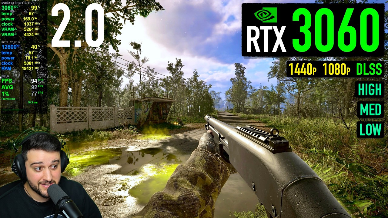 RTX 3060 - STALKER 2: Update 2.0 - Does it Perform Well?