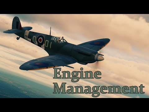 DCS Spitfire LF Mk IX Engine Management