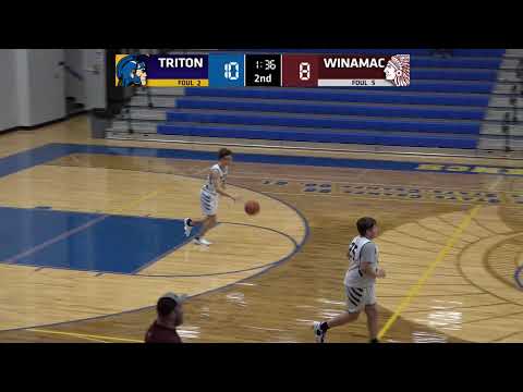 Winamac at Triton - 8th Grade Boys Middle School Basketball 🏀 12-1-2022 [A & B]