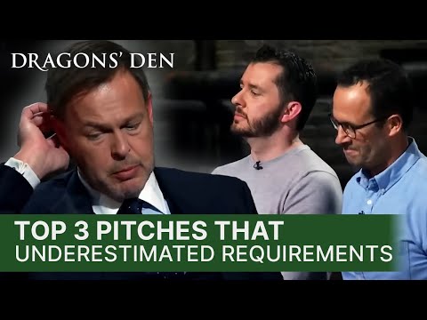 Top 3 Entrepreneurs That Underestimated Requirements Financially | Dragons' Den