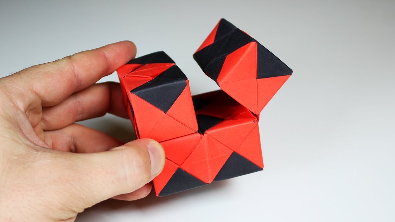 How To Make A Paper Infinity Cube