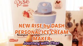 RISE BY DASH NEW PERSONAL ICE CREAM MAKER, REVIEW!