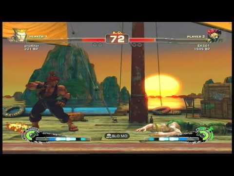 Super Street Fighter 4 - EKS (Akuma) vs. pro4iter (Guile)