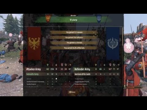 Mount & Blade II: Bannerlord Vlandia vs Sturgia Siege battle