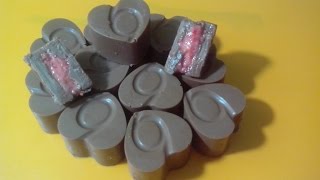Valentines Special Recipe | Strawberry Cream Filled Chocolates Recipe | Sweets