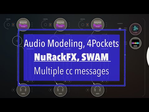 4Pockets NuRackFX, Audio Modeling SWAM Trumpet - Tutorial: Control parameters of multiple instances