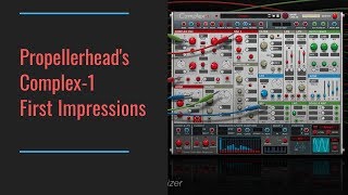 Video thumbnail for Propellerhead's Complex-1 Modular Synth First Impression by Stock Music Musician