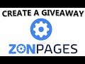 How To Create An Amazon Giveaway with ZonPages Collect Customer Emails How To Create An Amazon Giveaway with ZonPages Collect Customer Emails