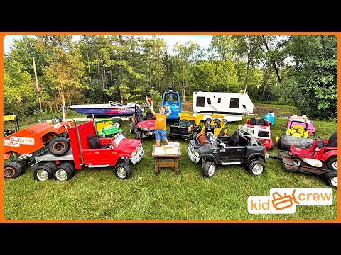 Behind the scenes stories of ride on toy trucks and four favorite episodes. Educational | Kid Crew
