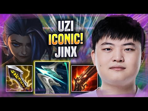 UZI BRINGS BACK HIS ICONIC JINX! - BLG Uzi Plays Jinx ADC vs Caitlyn! | Season 2022